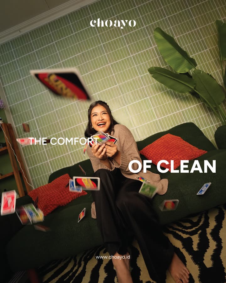 The comfort of clean.